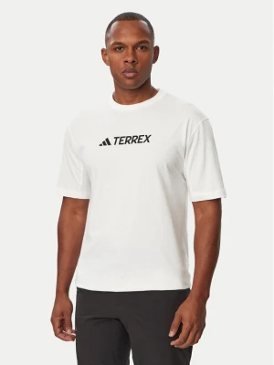 adidas T-Shirt Terrex Classic Logo T-Shirt JF9144 Biały Regular Fit