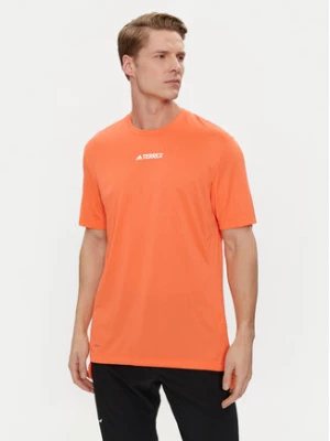 adidas T-Shirt Terrex Multi T-Shirt HZ6259 Pomarańczowy Regular Fit