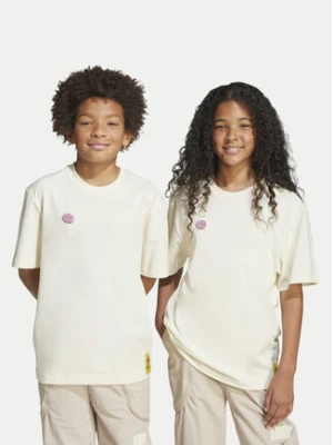 adidas T-Shirt The Simpsons Graphics JL9180 Beżowy Loose Fit