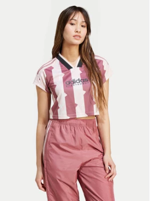 adidas T-Shirt Tiro Cut 3-Stripes IX3520 Różowy Slim Fit