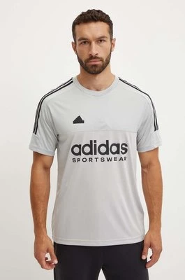 adidas t-shirt Tiro męski kolor szary z nadrukiem IW5958