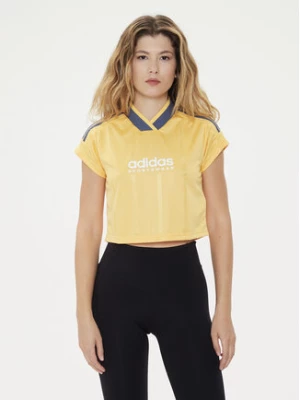 adidas T-Shirt Tiro Summer IS0726 Żółty Slim Fit