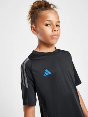 adidas T-Shirt Tiro24 Tee Blk/blu B