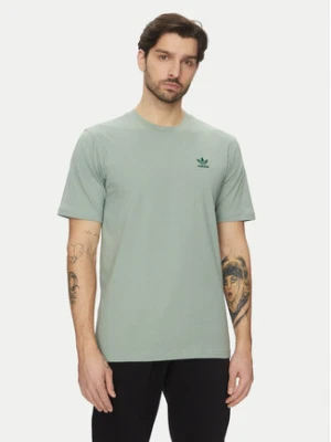 adidas T-Shirt Trefoil Essentials JC9993 Zielony Regular Fit