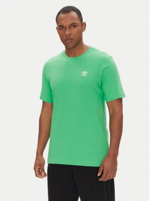 adidas T-Shirt Trefoil Essentials JN0235 Zielony Regular Fit