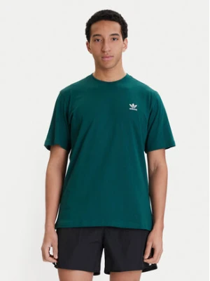 adidas T-Shirt Trefoil Essentials KD1323 Zielony Regular Fit