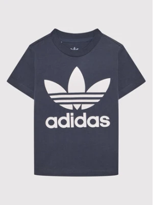 adidas T-Shirt Trefoil HE2190 Granatowy Regular Fit