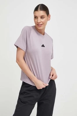 adidas t-shirt Z.N.E damski kolor różowy IP1553
