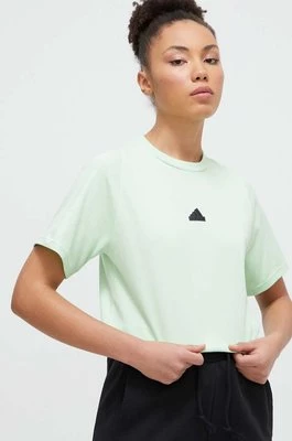 adidas t-shirt Z.N.E damski kolor zielony