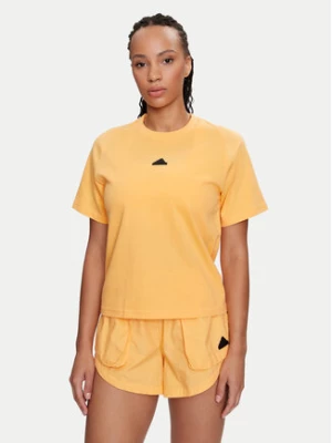 adidas T-Shirt Z.N.E. IS3932 Żółty Regular Fit