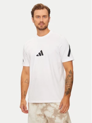 adidas T-Shirt Z.N.E. JE3078 Biały Regular Fit