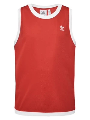 adidas Tank top adicolor Mock Eyelet JP1098 Pomarańczowy Oversize