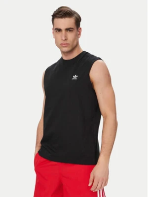 adidas Tank top Trefoil Essentials KD0691 Czarny Regular Fit