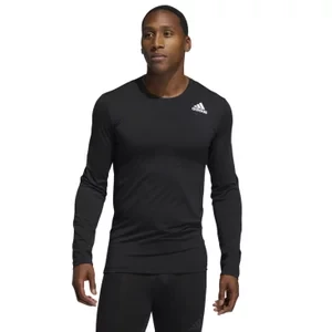 adidas Techfit Compression Long Sleeve GM5038, Męskie, Czarne, longsleevy, poliester, rozmiar: XXL adidas performance