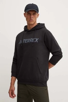 adidas TERREX bluza dresowa Multi kolor czarny z kapturem z nadrukiem IZ3305