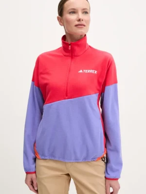 adidas TERREX bluza sportowa Multi Climawarm kolor czerwony wzorzysta JE1356