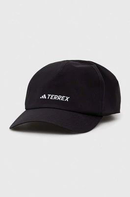adidas TERREX czapka z daszkiem kolor czarny z aplikacją