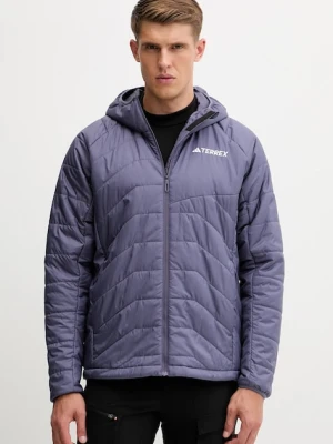 adidas TERREX kurtka outdoorowa Multi Insulated kolor fioletowy przejściowa JL9782