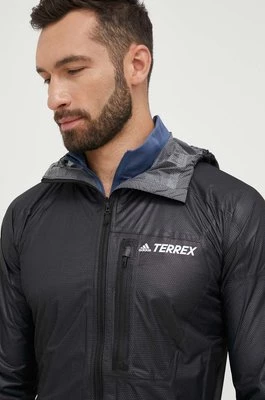 adidas TERREX kurtka przeciwdeszczowa Agravic męska kolor czarny przejściowa