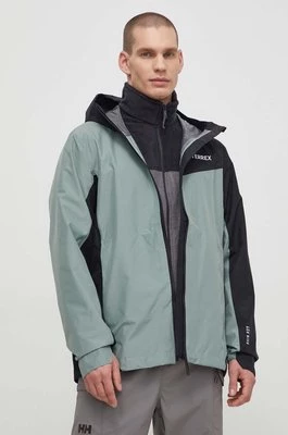 adidas TERREX kurtka przeciwdeszczowa Multi 2.5 L RAIN.RDY męska kolor zielony IN4770