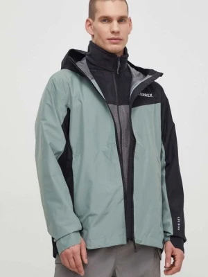 adidas TERREX kurtka przeciwdeszczowa Multi 2.5 L RAIN.RDY męska kolor zielony IN4770