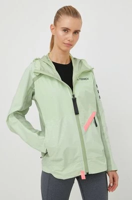adidas TERREX kurtka przeciwdeszczowa Utilitas damska kolor zielony zimowa