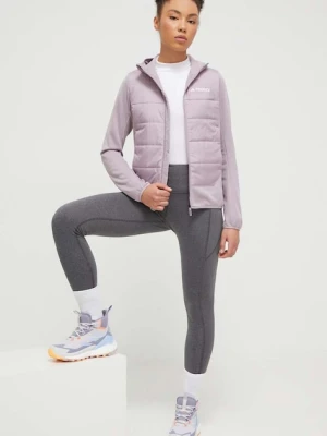 adidas TERREX kurtka sportowa Multi Hybrid kolor fioletowy IM8104