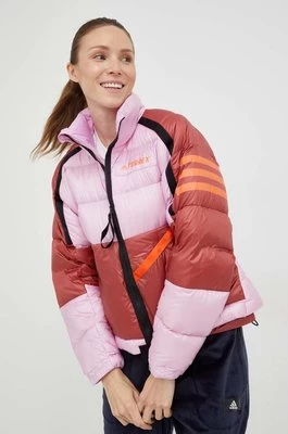 adidas TERREX kurtka sportowa puchowa Utilitas kolor różowy