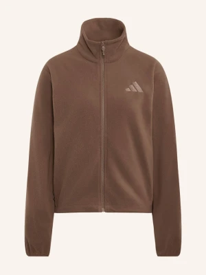 Adidas Terrex Kurtka Z Polaru Terrex Multi Climawarm Full Zip braun BRĄZOWY
