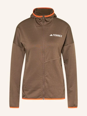 Adidas Terrex Kurtka Z Polaru Terrex Xperior Climawarm Lifgt Fleece Hooded braun