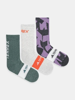 adidas TERREX skarpetki Multi 3-pack męskie kolor zielony JX1095