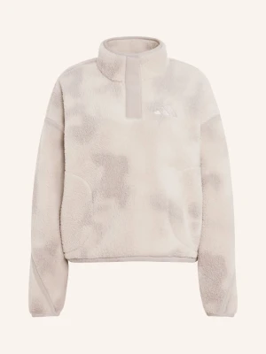 Adidas Terrex Sweter Typu Troyer Z Kapturem Z Futerkiem Typu Teddy Mountain Essentials grau