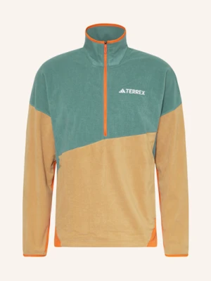 Adidas Terrex Sweter Typu Troyer Z Polaru Terrex Multi Climawarm Fleece gruen