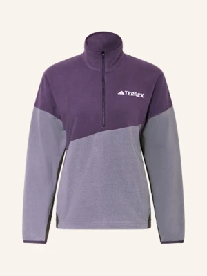 Adidas Terrex Sweter Typu Troyer Z Polaru Terrex Multi Climawarm lila