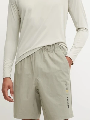 adidas TERREX szorty sportowe x National Geographic męskie kolor zielony JD5844