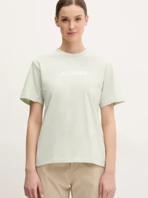 adidas TERREX t-shirt damski kolor zielony JF9133