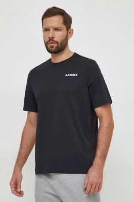 adidas TERREX t-shirt Graphic MTN 2.0 męski kolor czarny z nadrukiem II6060