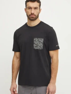 adidas TERREX t-shirt Puzzle męski kolor czarny z nadrukiem IZ0468