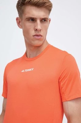 adidas TERREX t-shirt sportowy Multi kolor pomarańczowy gładki HZ6259