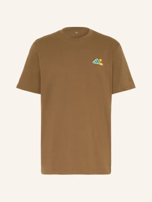 Adidas Terrex T-Shirt Terrex Camper Graphic braun brązowy