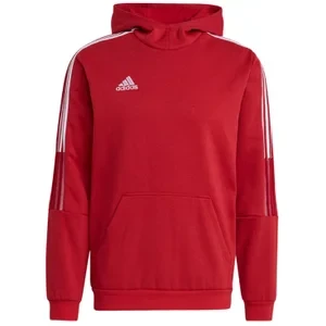 adidas Tiro 21 Sweat Hoody GM7353, Męskie, Czerwone, bluzy, bawełna, rozmiar: L adidas performance