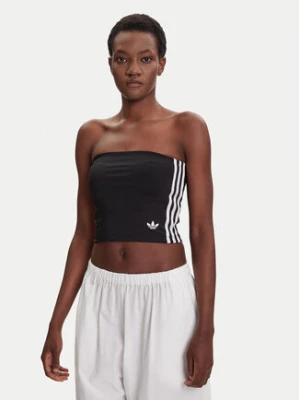 adidas Top adicolor 3-Stripes JX7717 Czarny Slim Fit
