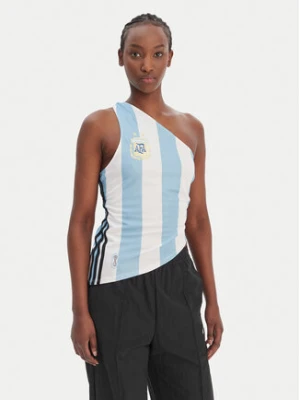 adidas Top Argentina KE2295 Błękitny Slim Fit