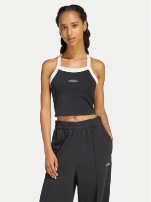 adidas Top Seasonal Essentials Colorpop KC3936 Czarny Slim Fit