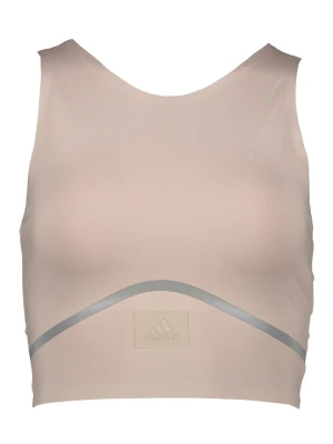 adidas Top sportowy w kolorze beżowym rozmiar: M
