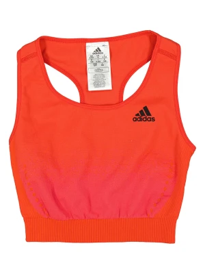 adidas Top sportowy w kolorze pomarańczowym rozmiar: 128