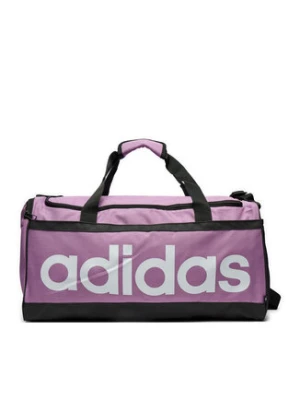 adidas Torba Essentials Linear Duffel Bag Medium IZ1898 Fioletowy