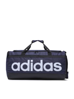 adidas Torba Essentials Linear Duffel Medium HR5349 Granatowy