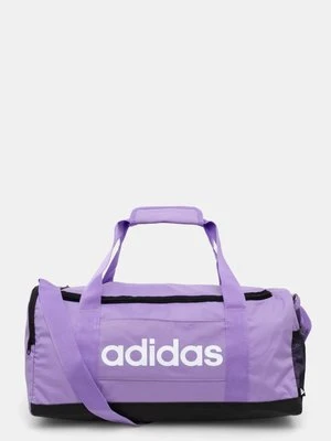 adidas torba Linear Duffel kolor fioletowy IN6115