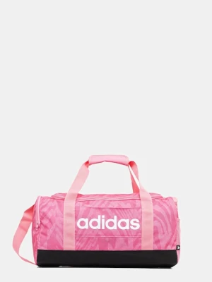 adidas torba sportowa Linear Training Graphic Duffle Small kolor różowy JX1266